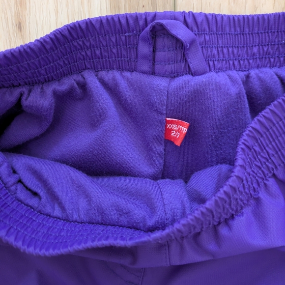 Fall Season Lined Purple Splash Pants - Picture 3 of 4